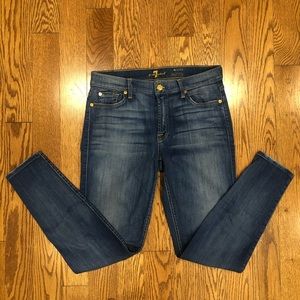 7 For All Mankind ankle skinny jeans